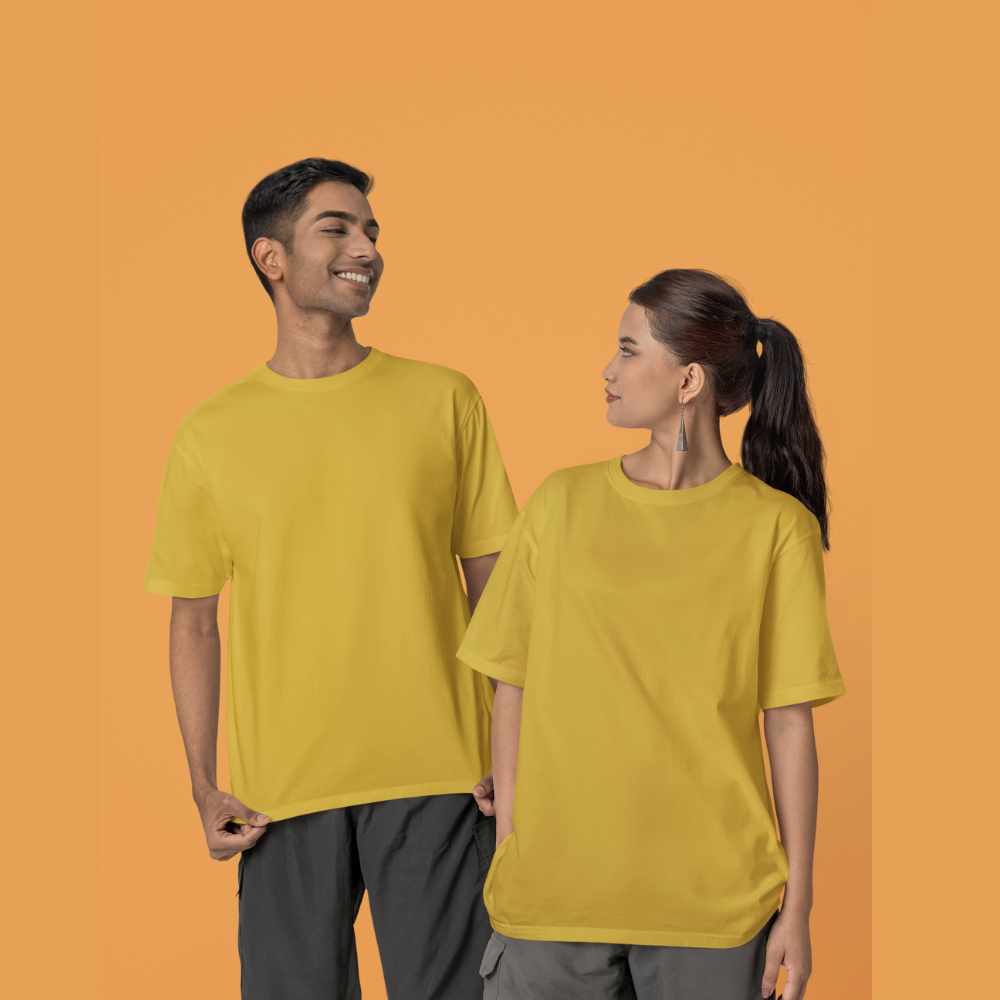 Yellow Comfy Crew Neck