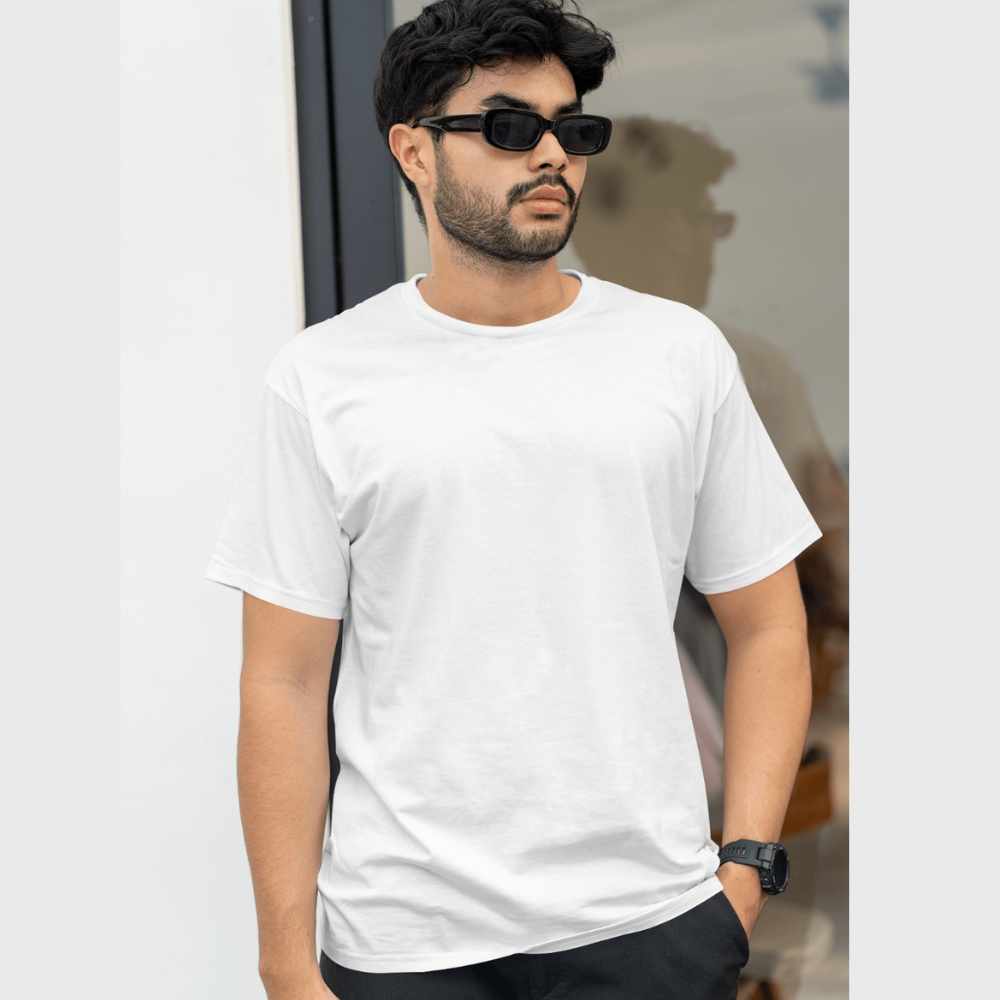 White Comfy Crew Neck