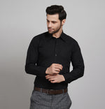 Load image into Gallery viewer, Midnight Noir Oxford Shirt (shine)
