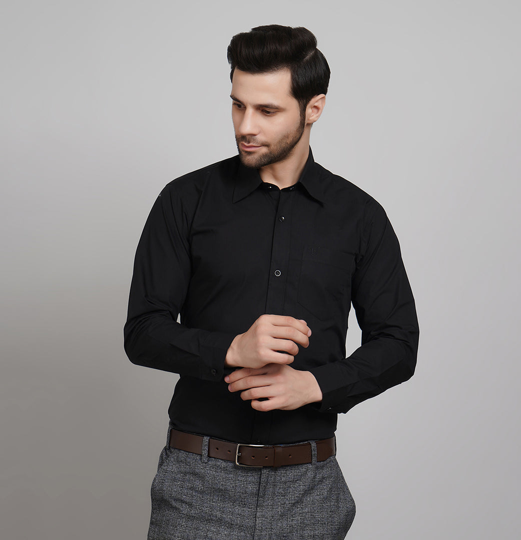 Midnight Noir Oxford Shirt (shine)