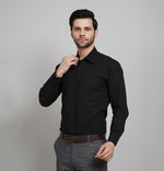 Load image into Gallery viewer, Midnight Noir Oxford Shirt (shine)
