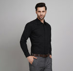 Load image into Gallery viewer, Midnight Noir Oxford Shirt (shine)
