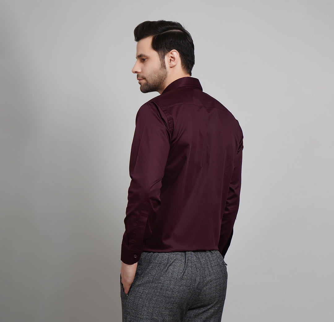 Maroon Oxford Shirt