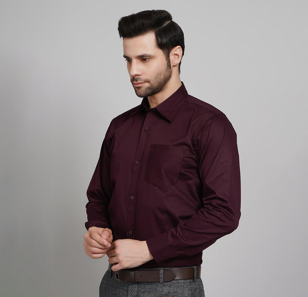 Maroon Oxford Shirt