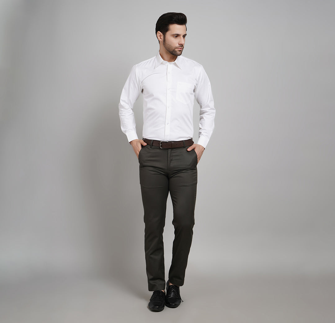 Pearl White Oxford Shirt