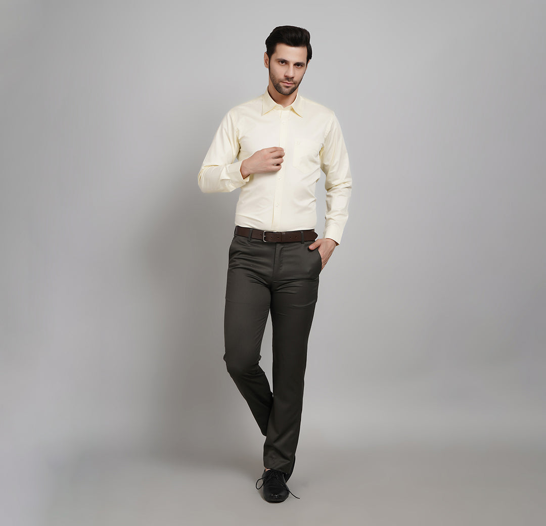 Light Yellow Oxford Shirt