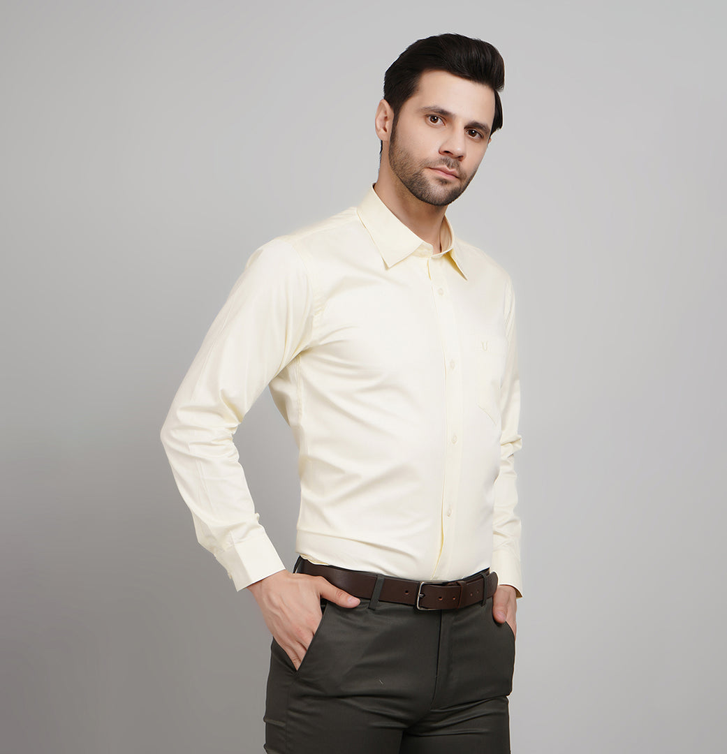 Light Yellow Oxford Shirt