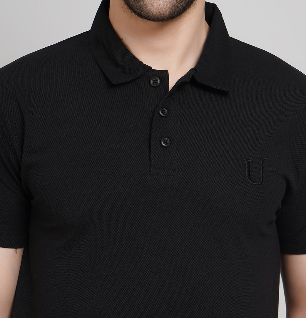 BLACK INFINITY POLO
