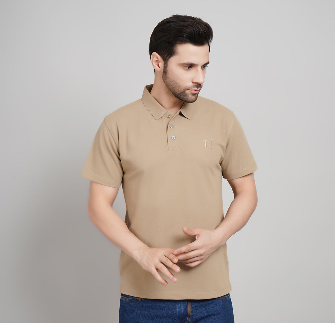 BEIGE INFINITY POLO