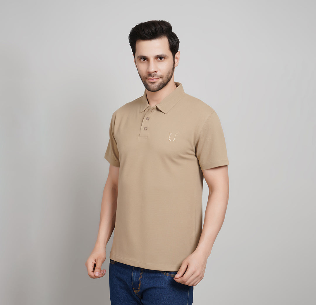 BEIGE INFINITY POLO