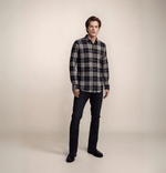 Load image into Gallery viewer, NAVY BLUE CHECKERED SHIRT
